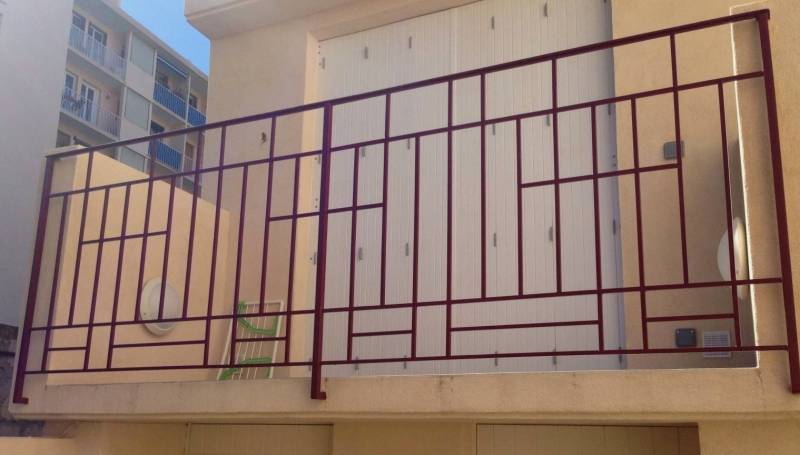 Balcon garde-corps, mesures Vallauris