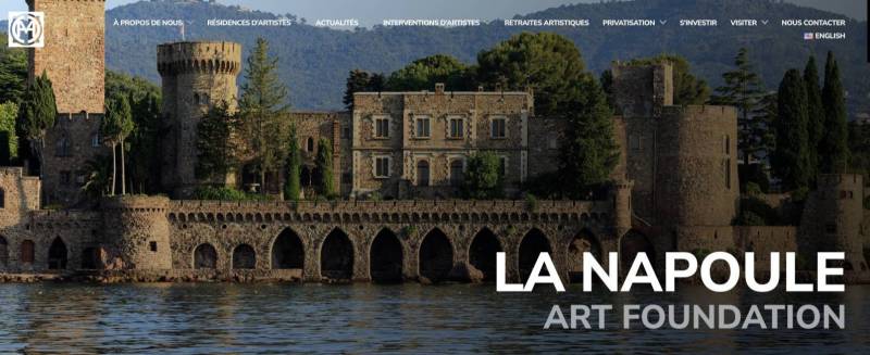 Le Château de la Napoule ART FOUNDATION MANDELIEU LA NAPOULE. CHÂTEAU DE LA NAPOULE ART FONDATION H CLEWS