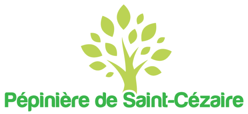 Logo de la Pépinière Saint-Césaire, spécialiste grassois des végétaux méditerranéens et du conseil paysager.